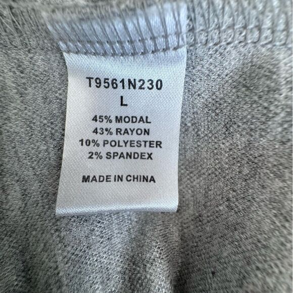 Tart Collections Gray Cardigan Open Front Long Sleeve SZ L - Picture 13 of 14